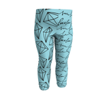 Multi Patterned Blue Leggin's