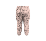 Multi Patterned Pink Leggin's