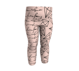 Multi Patterned Pink Leggin's