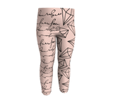 Multi Patterned Pink Leggin's