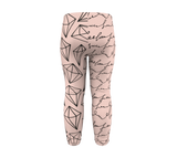 Multi Patterned Pink Leggin's