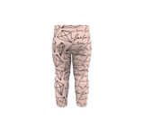 Multi Patterned Pink Leggin's