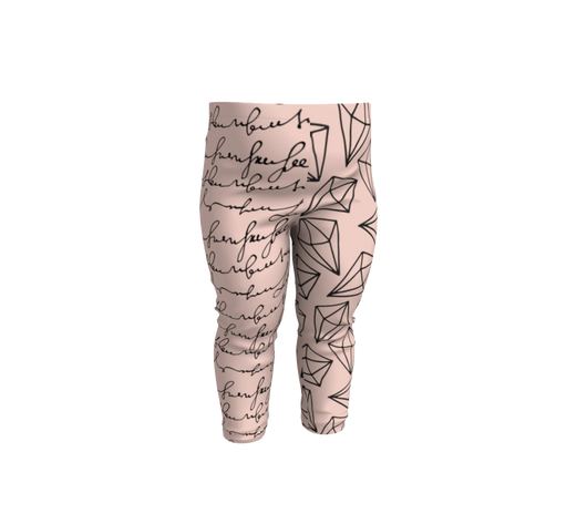 Multi Patterned Pink Leggin's