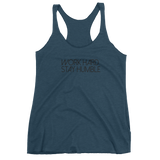 Work Hard Stay Humble Raceback Tank