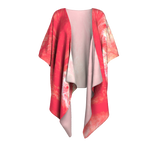Passion Pink Draped Kimono