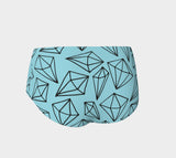 Blue Diamond Mini Shorts