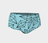 Blue Diamond Mini Shorts