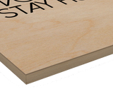 Work Hard Stay Humble Wood Print